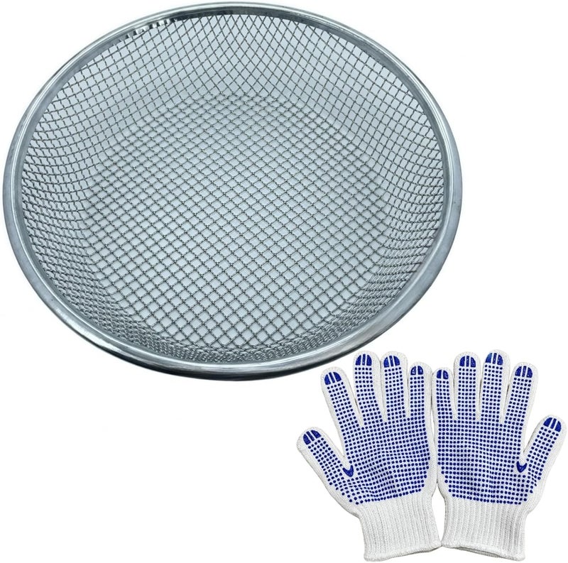 SWHSMLB Mesh Gardening Sifter, 6mm Sieve mesh Size， Perfect for 5 Gallon Bucket,for Sand Rocks Dirt Compost (6mm) - Image 1